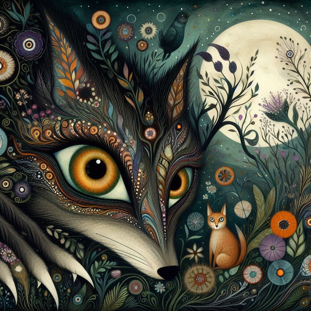 Bright eyes in the dark places