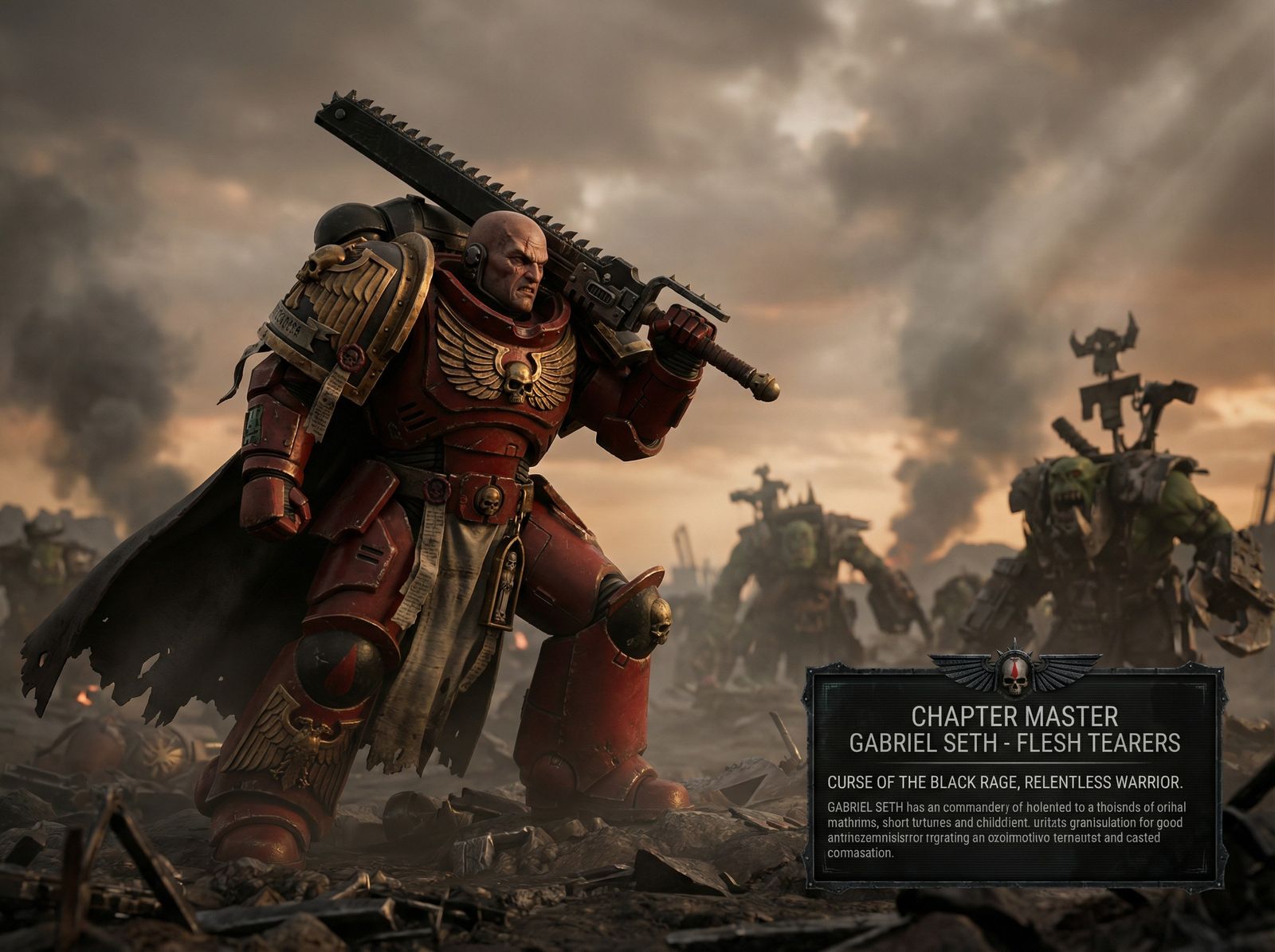 Gabriel Seth, Chapter Master of the Flesh Tearers