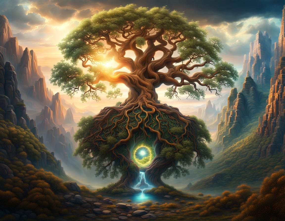 Tree of life with a portal