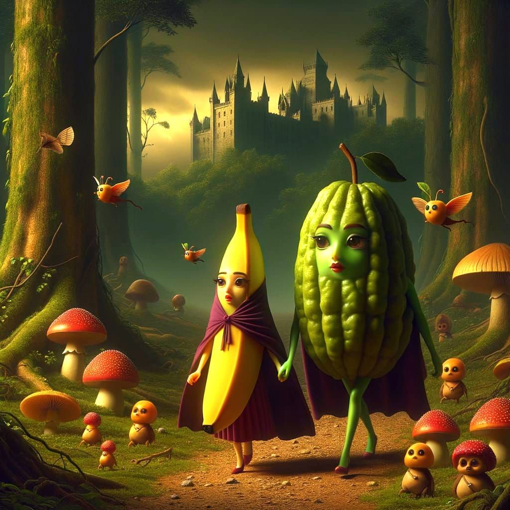 Gloria Guava and Barbie Banana on a Perilous Journey