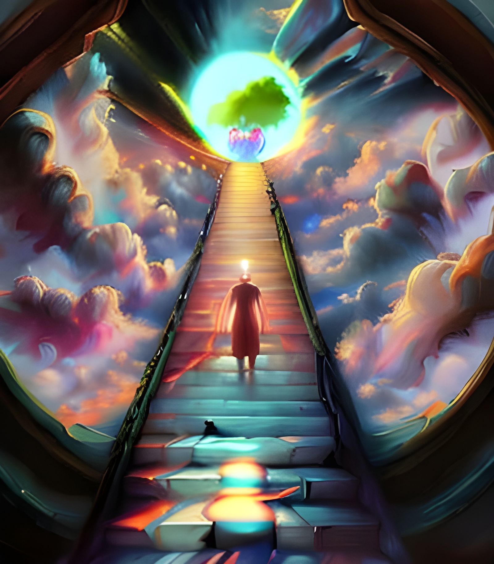 Stairway to heaven - AI Generated Artwork - NightCafe Creator