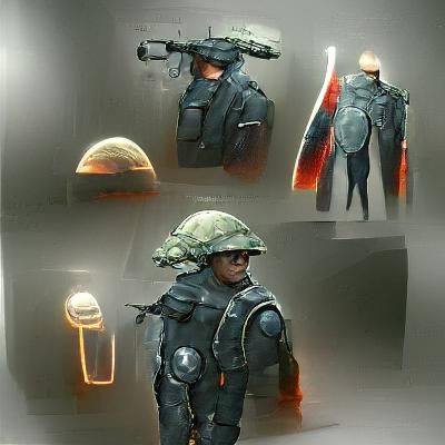 Sci-Fi Soldier concept art
