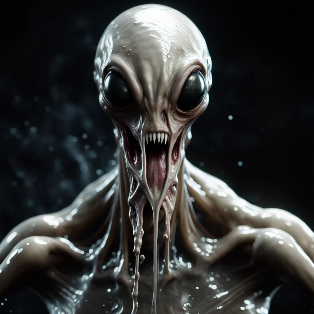 3Dultrra hyper photo realistic final render of an epic fluid...