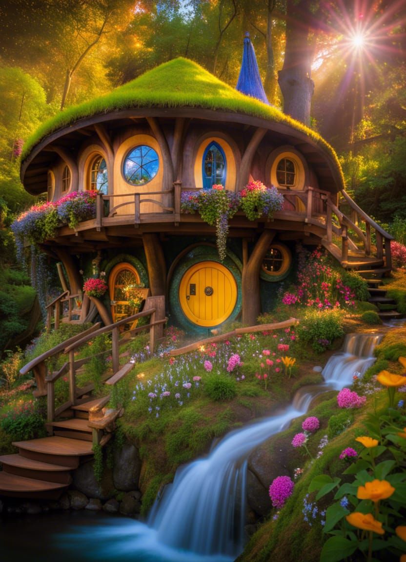 Beautiful Hobbit home