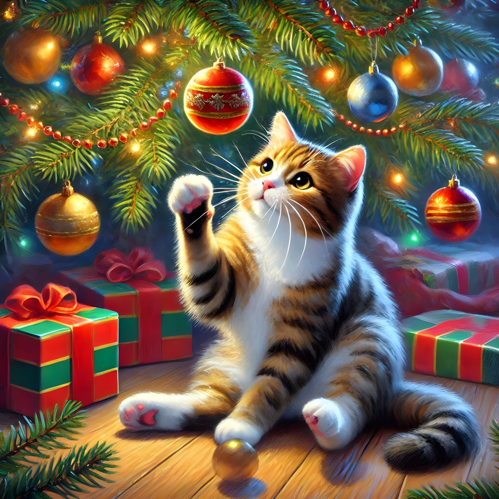 Christmas Cat #4