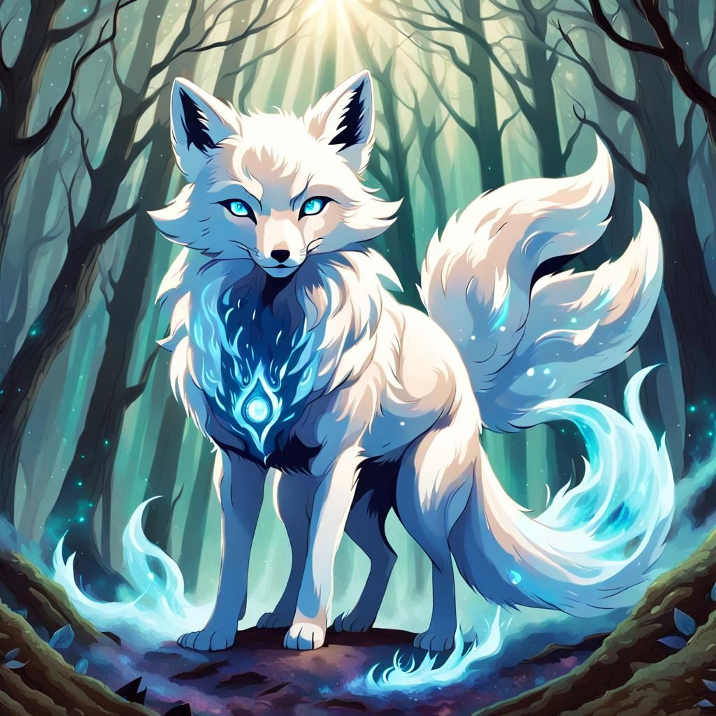 Magic fox - AI Generated Artwork - NightCafe Creator