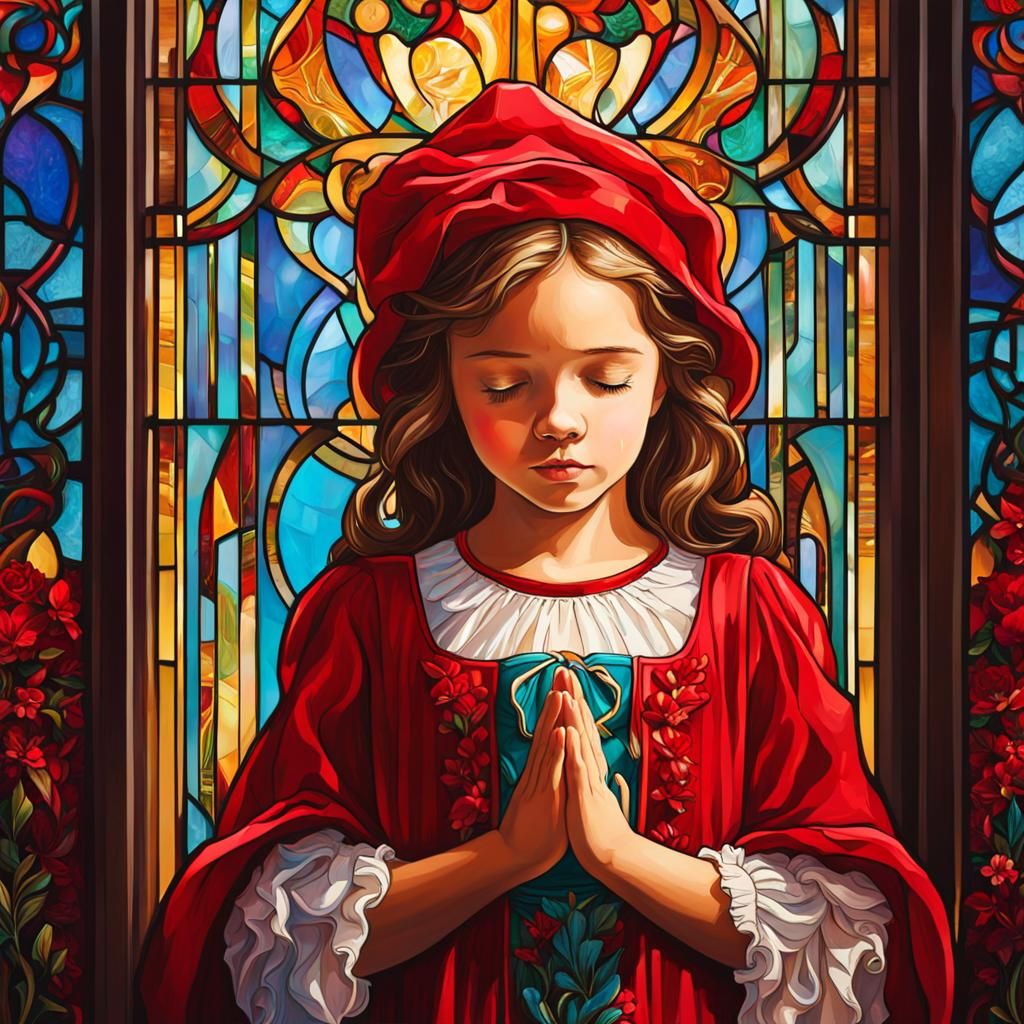 Christmas Prayer AI Generated Artwork NightCafe Creator