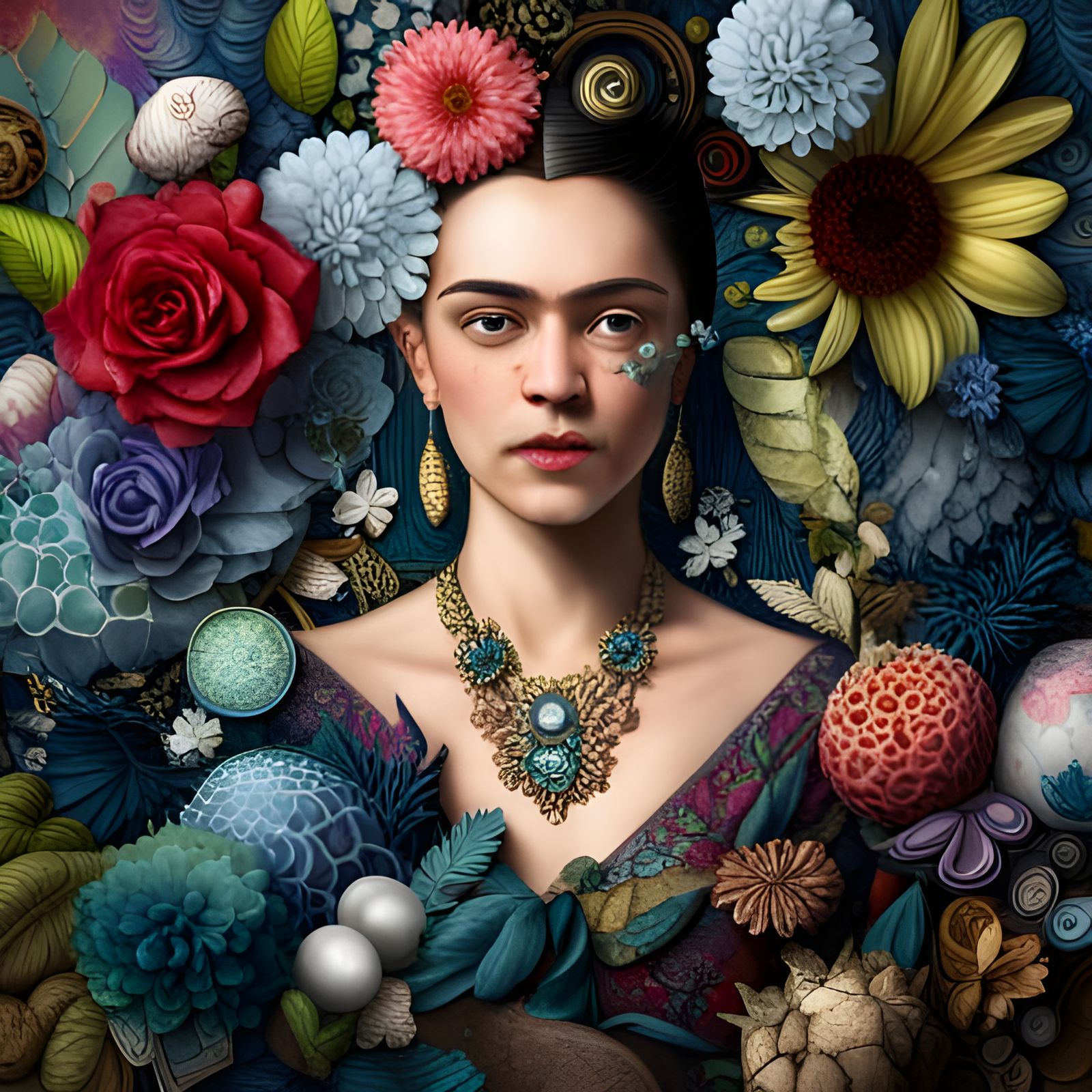 Frida inspired - AI Generated Artwork - NightCafe Creator