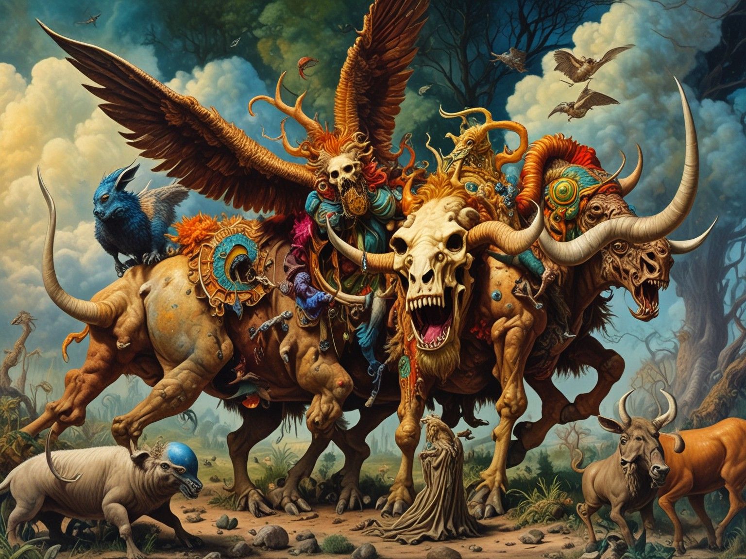 WEIRDVILLE CRYPTID HYBRID BUFFALO BUFFOON