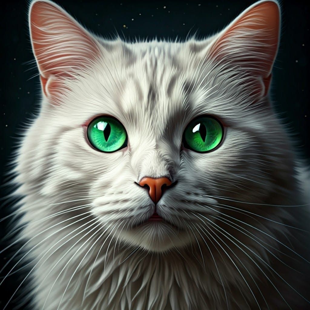 les yeux verts de l'angora   by @Katkaty 