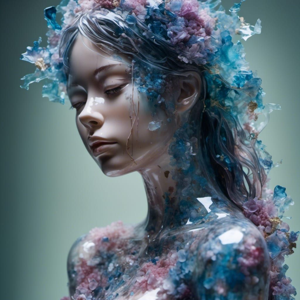 Glass woman