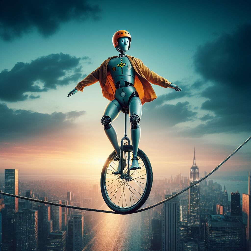 Relaxing post-work hobby: "you just can't fear the fall!"