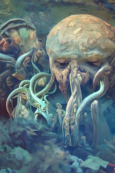 It dreams under the sea