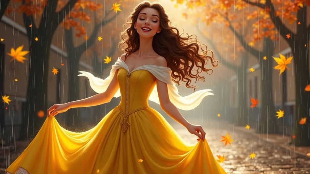 Belle at Autumn  by @Tapio
