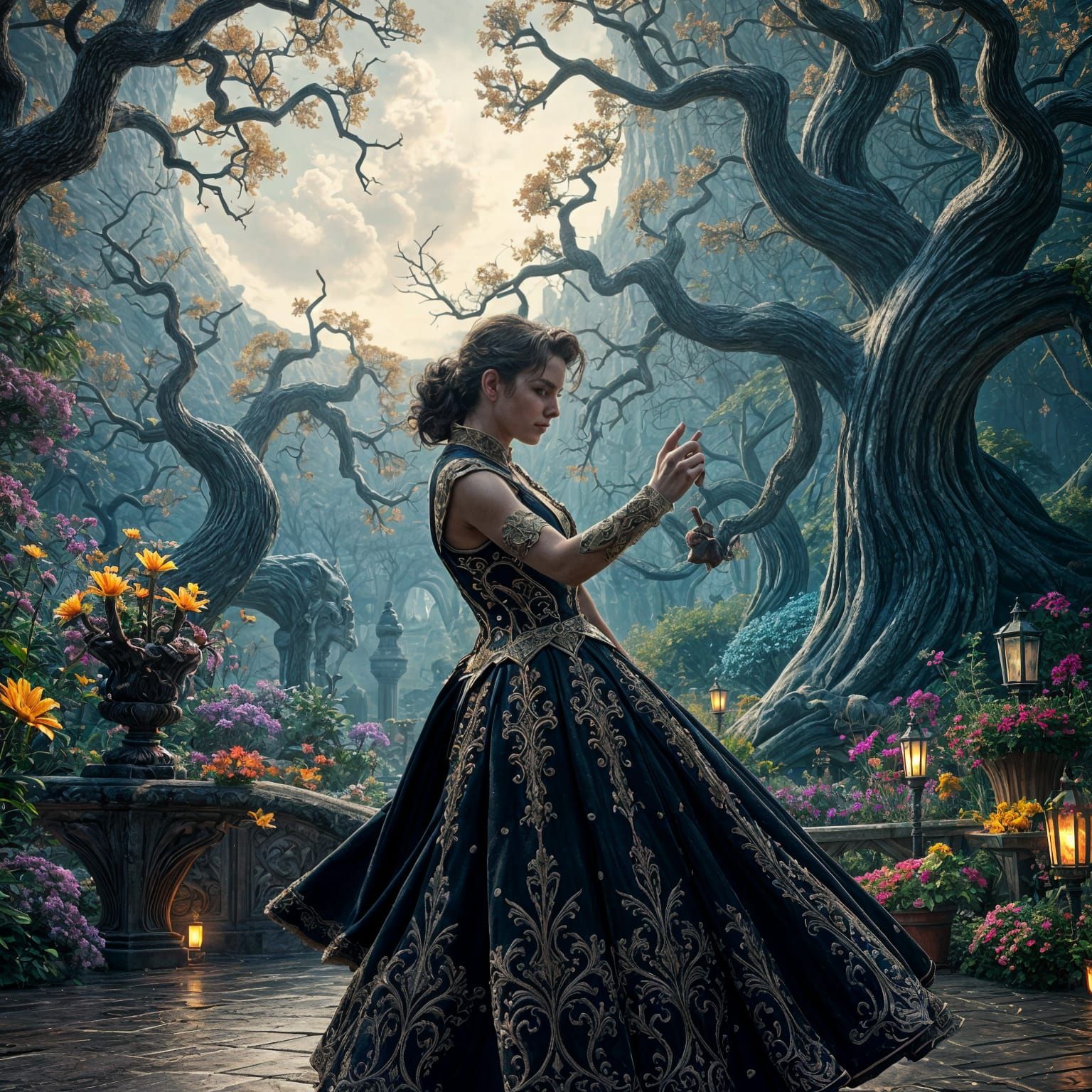 Dancing a Waltz with Robbie Williams in Vibrant Fantasy