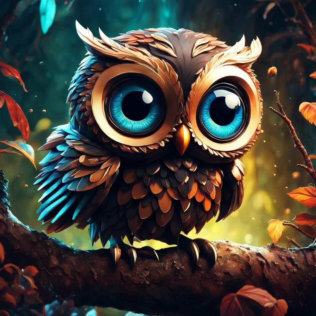 Googly Eyes  Owl 🦉  by @Imaginarium