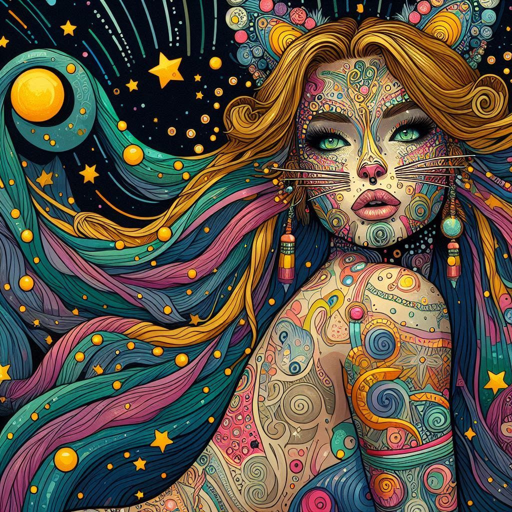 (gustav klimt style:2.5) (irish expressionism:2.5) mythical ...