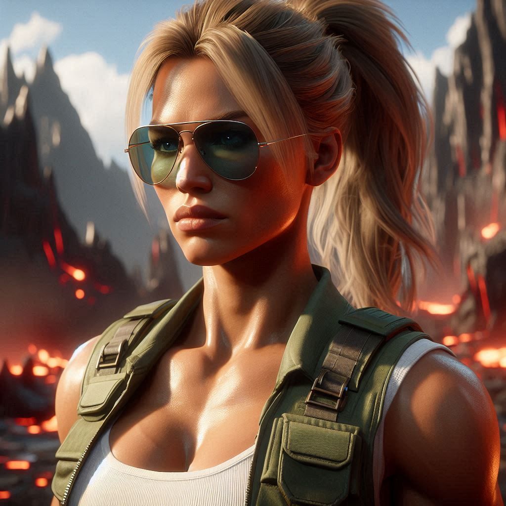 Sonya Blade in the Netherrealm