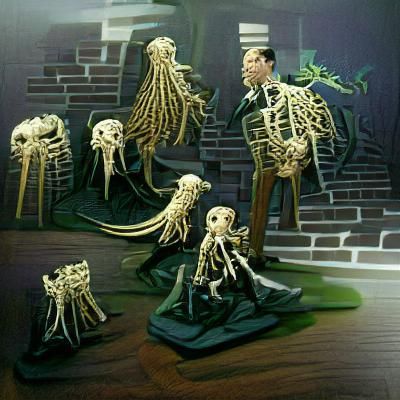 Lovecraft skeletons