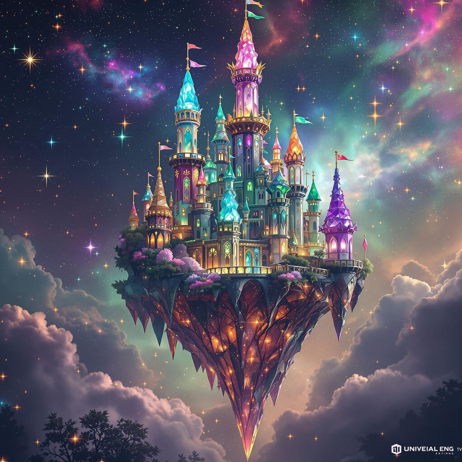 Floating Crystal Palace  by @Soynuts