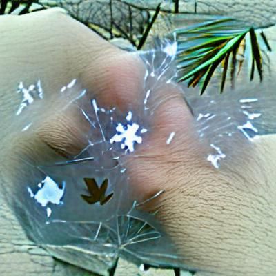 I would like to catch a snowflake, but once you have them in...