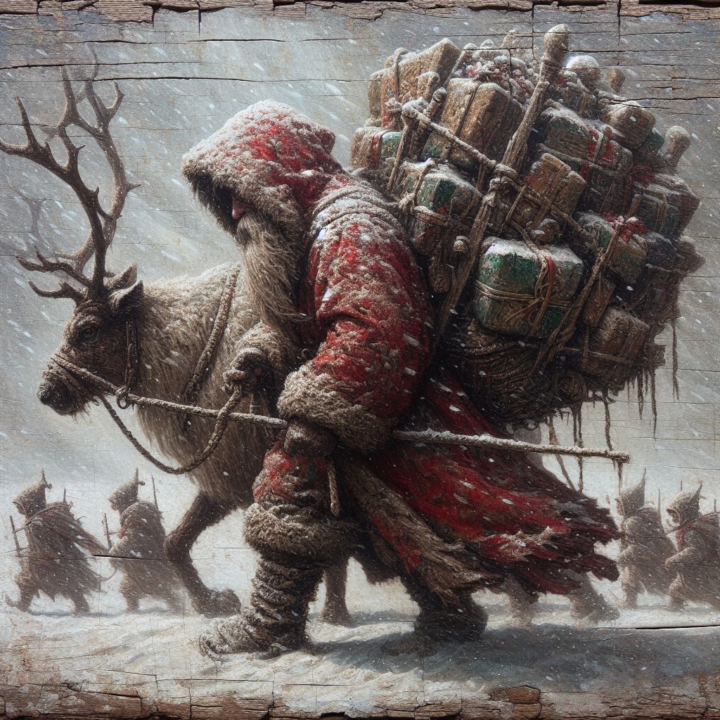 Santa & the Elves  by @808SoopaFly