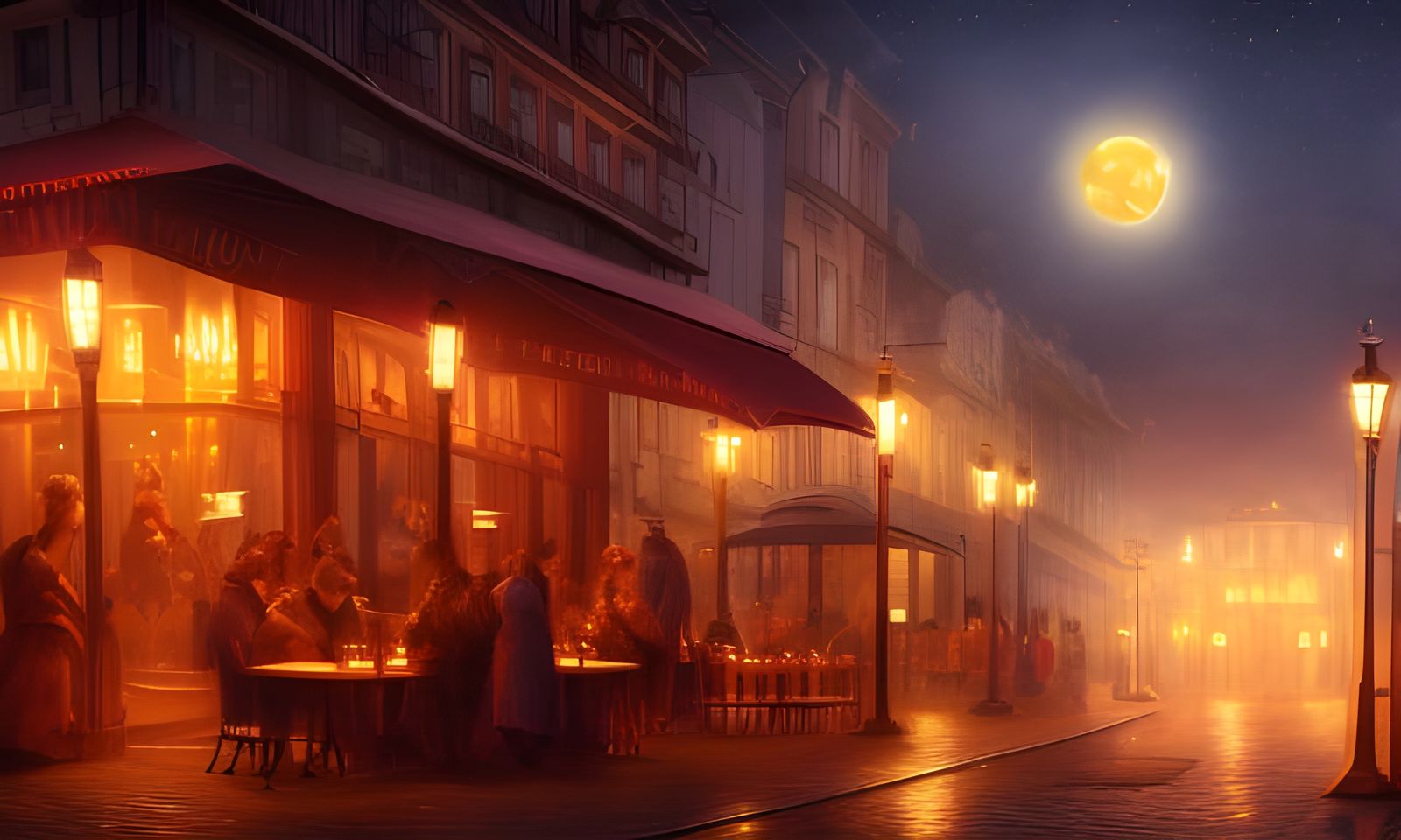 The NightCafé  by @undefined