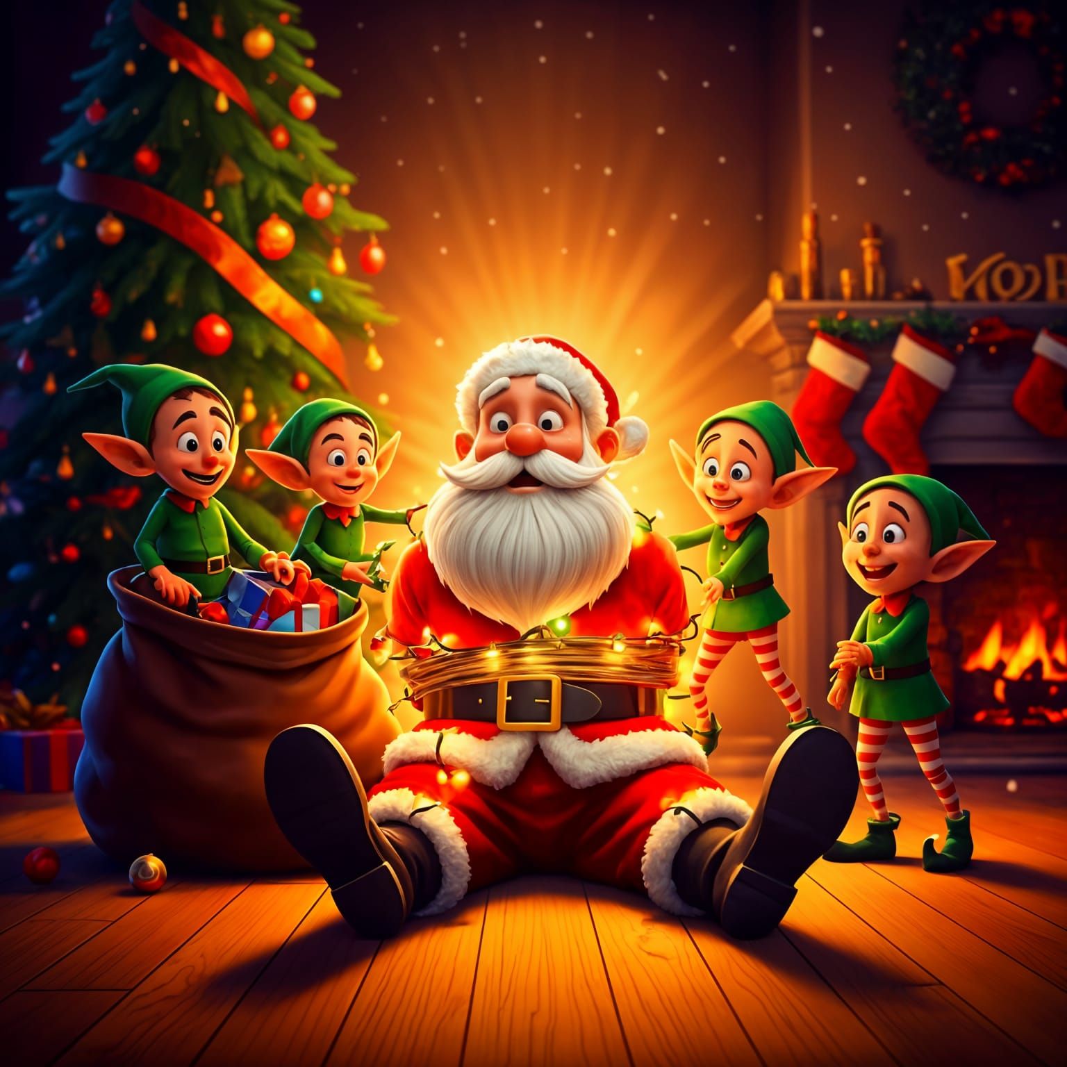 Elf Hard: The Nightmare before the Giftmas  by @Marta