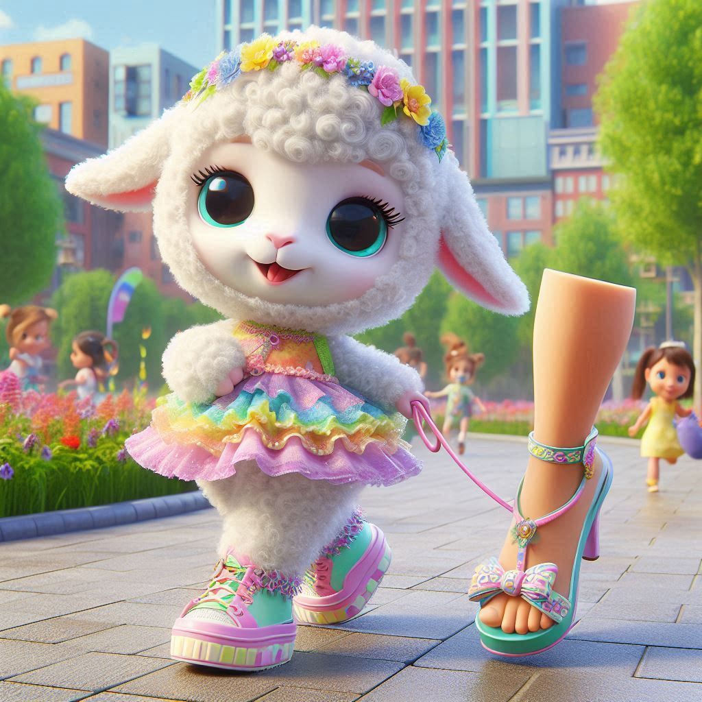 Leg of lamb (it's name is Socks)