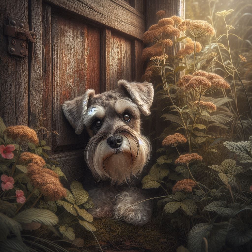 I'm playing hide and seek. Don't tell anyone I'm here 😁🐶🐶