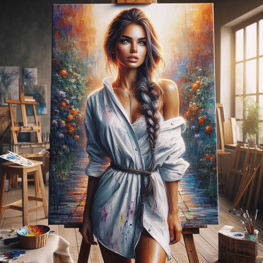 Artist Living Her Art