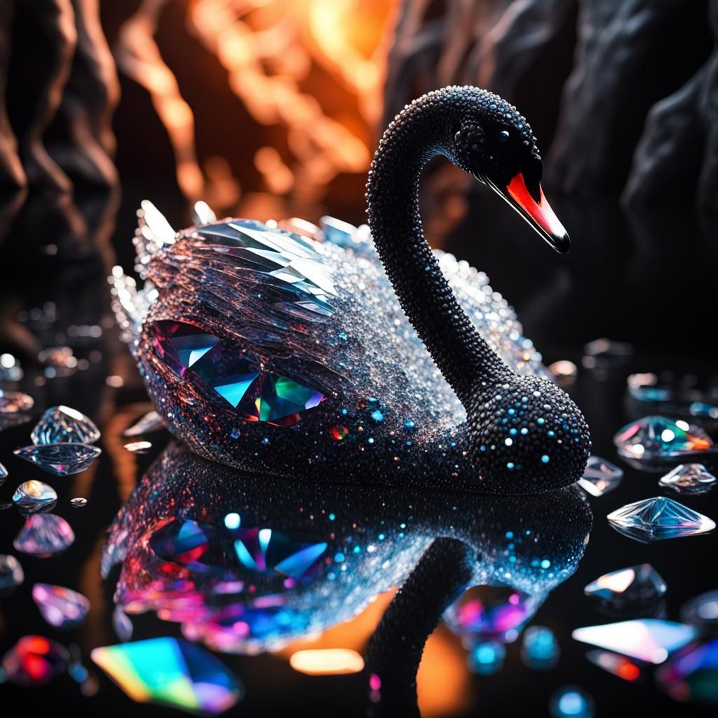 Swarovski in a Cave  by @Rashel