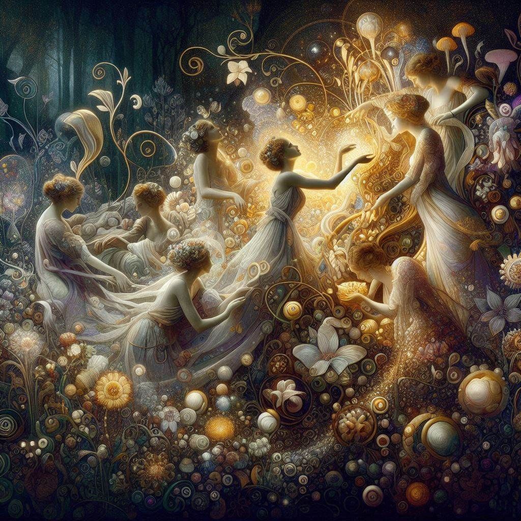 mystical and dreamlike gatherings where witches, spirits, an...