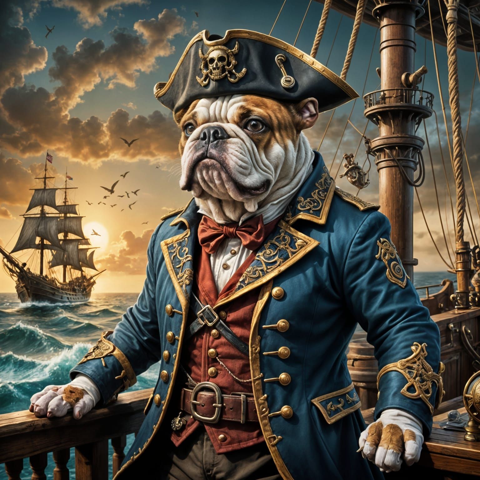 Captain Bullbosa  by @Arkelon