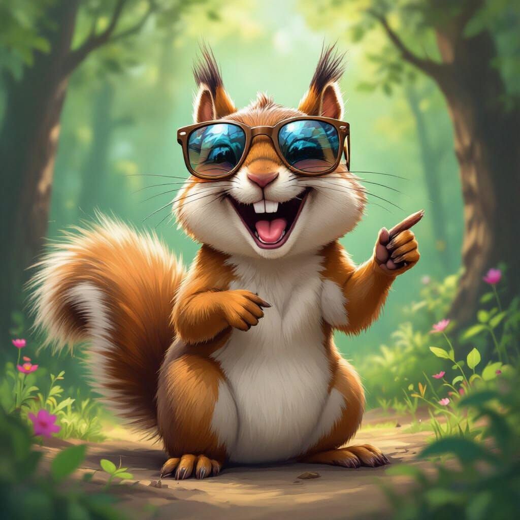 Mischievous Squirrel