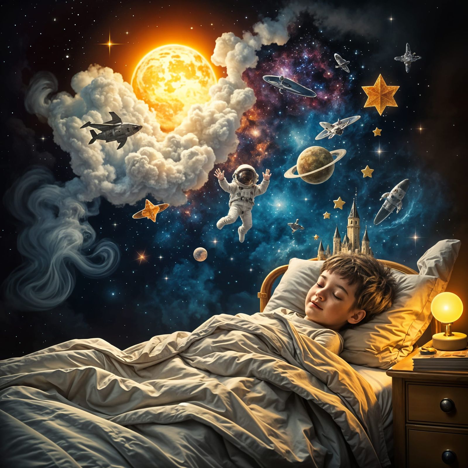 When I grow up, I'm going to be an astronaut.  by @TheArtizt