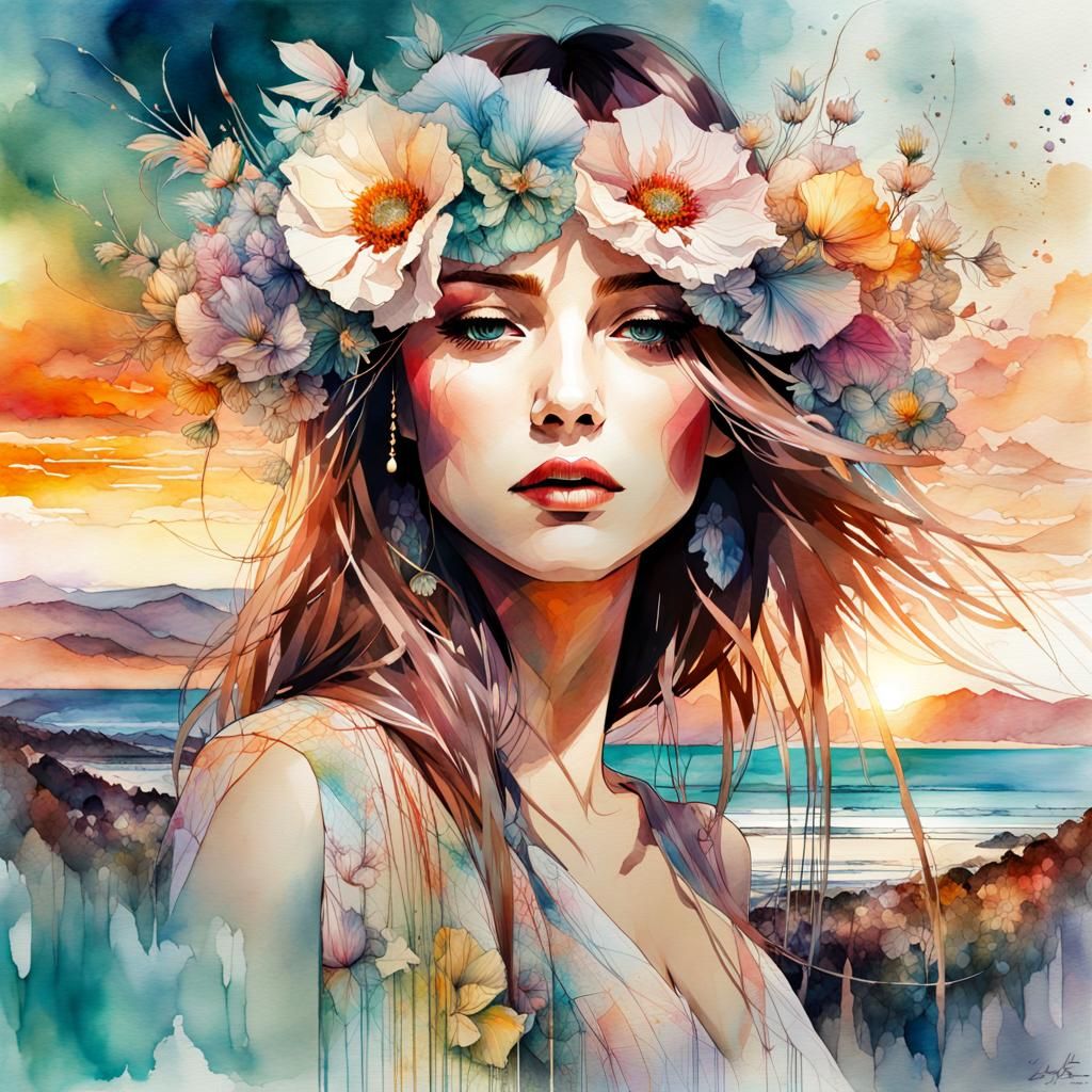 Watercolor - AI Generated Artwork - NightCafe Creator