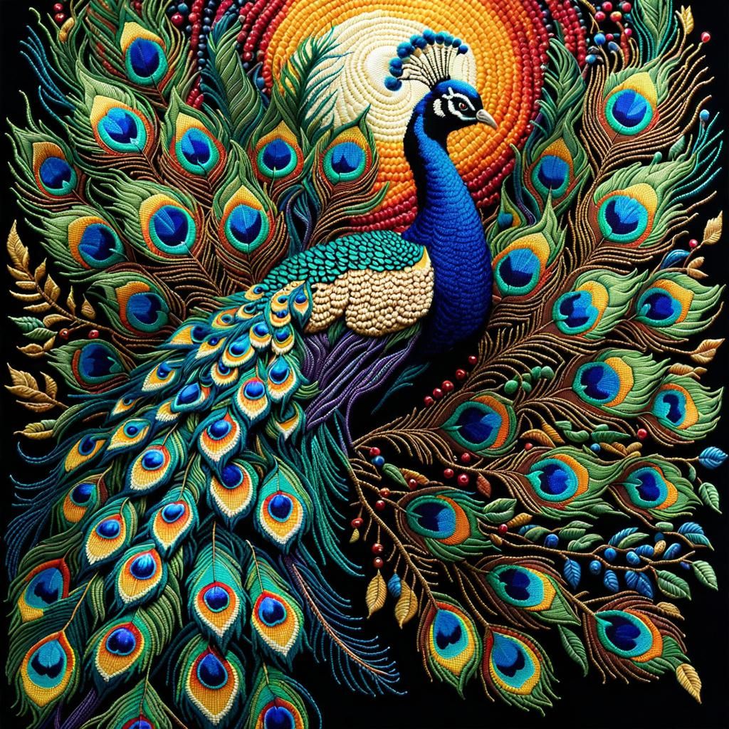 Peacock - AI Generated Artwork - NightCafe Creator