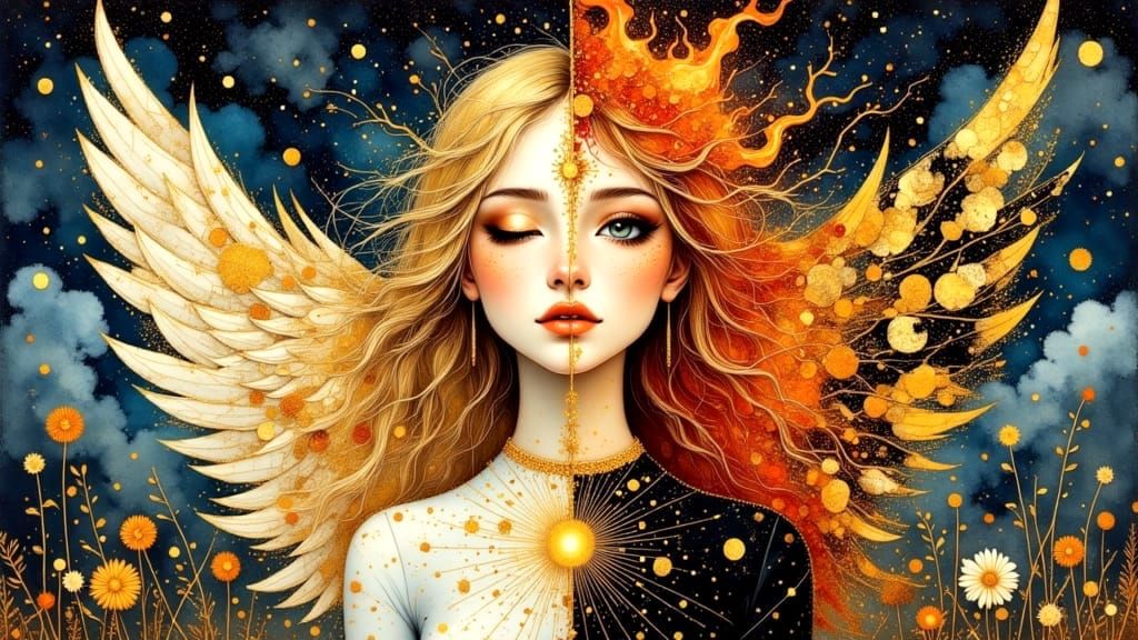 Split personality Day and Night