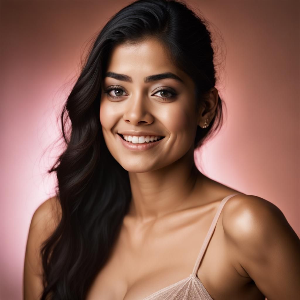 Open bikni Very Hot rashmika mandanna, face visible, body vi...