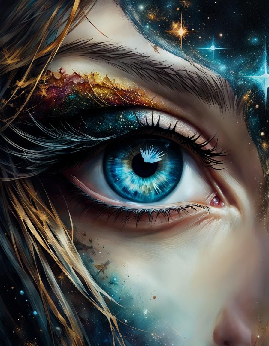 Gaze Through the Stars  by @Seivitae