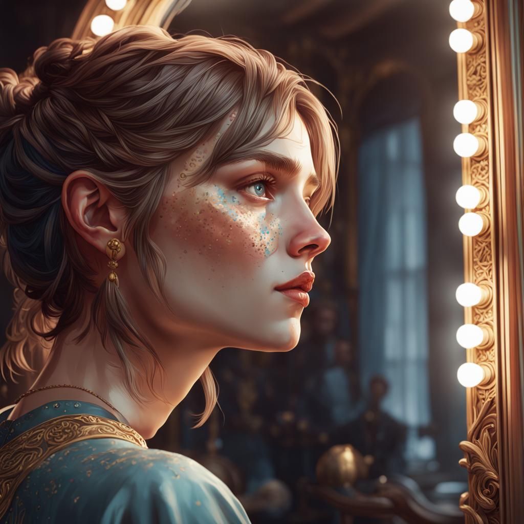 Feedback is a mirror that helps you improve  by @Sakura Dreams 