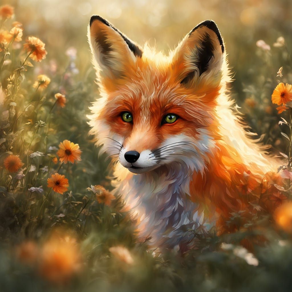 Fox  by @RavenTheWitch