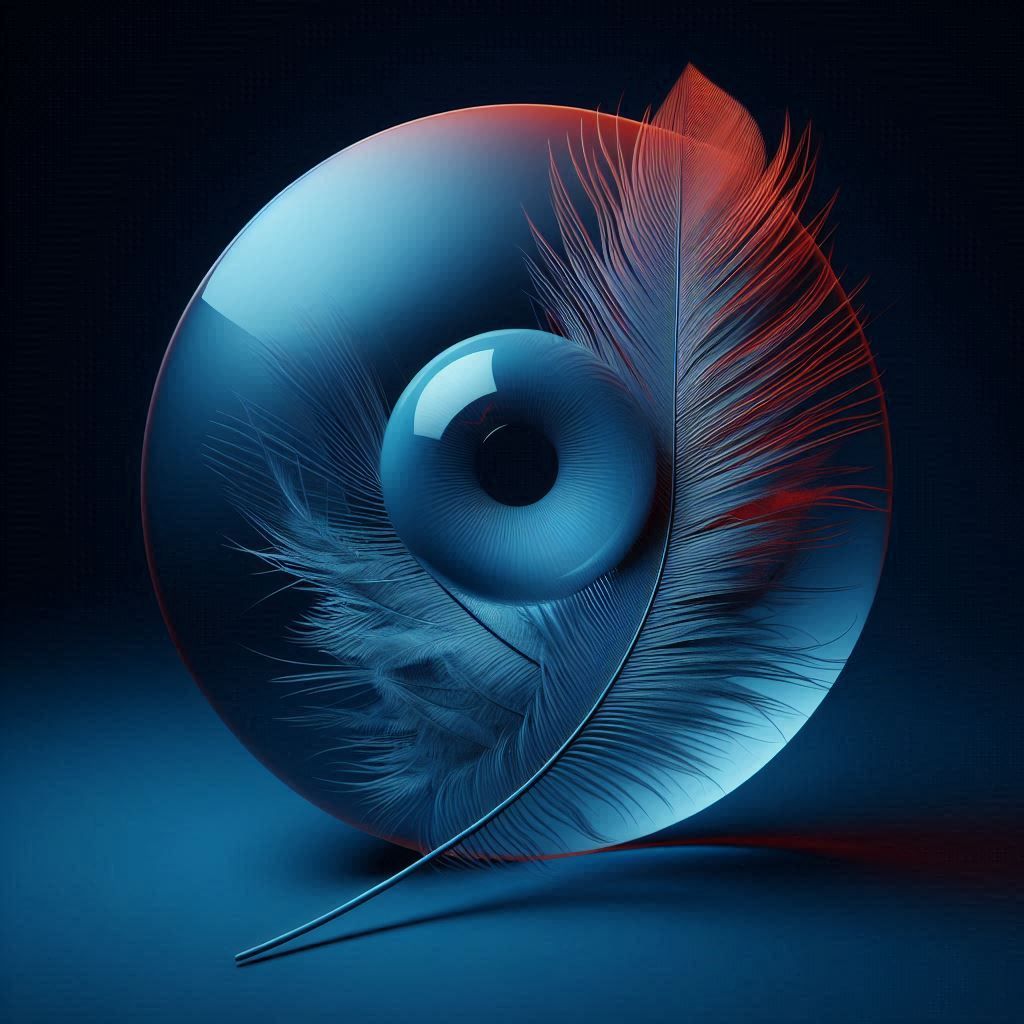 The eye and the feather - 4