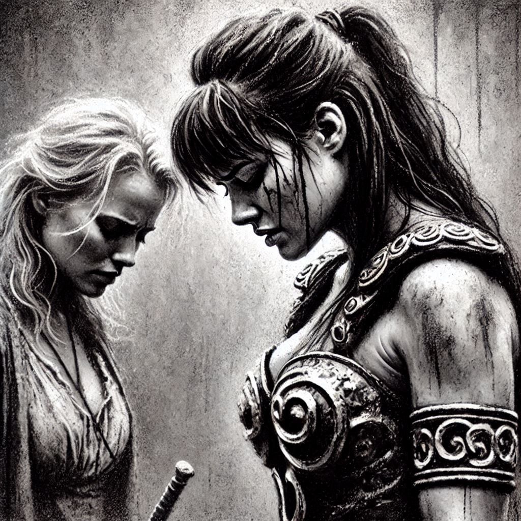 My Charcoal Series Xena