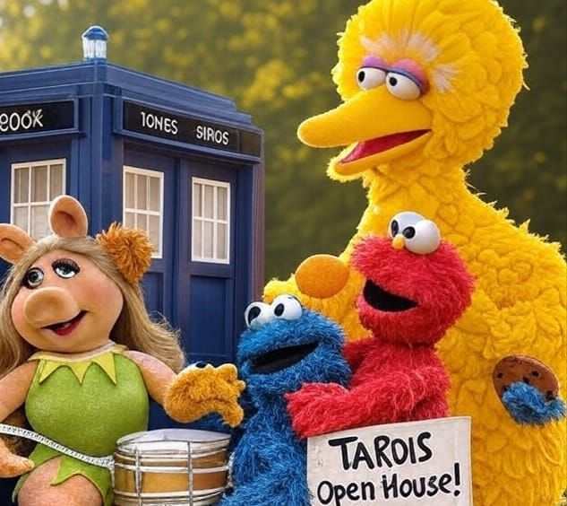 The Muppets host a TARDIS open house