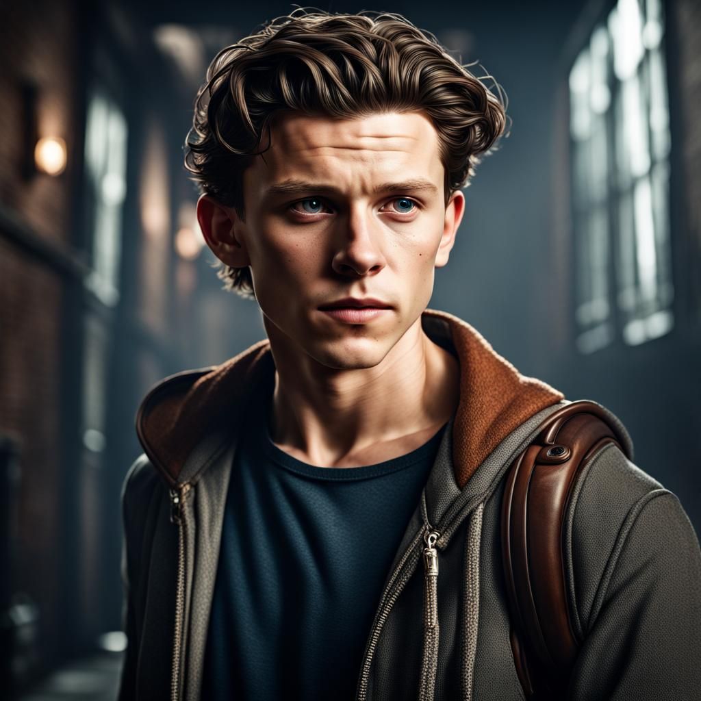 Tom Holland - AI Generated Artwork - NightCafe Creator