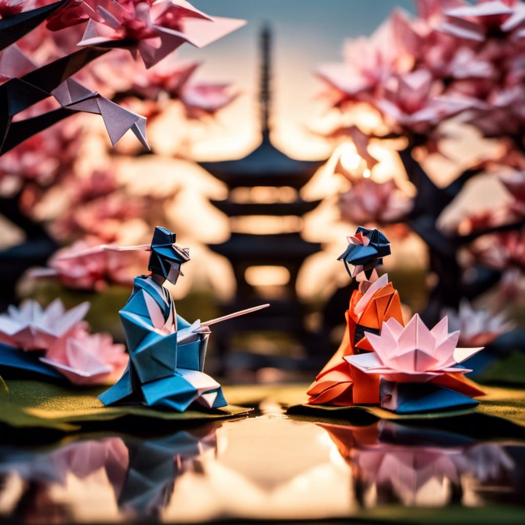 The Ronin and The Geisha  by @Apok