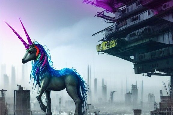 Terrifying unicorn