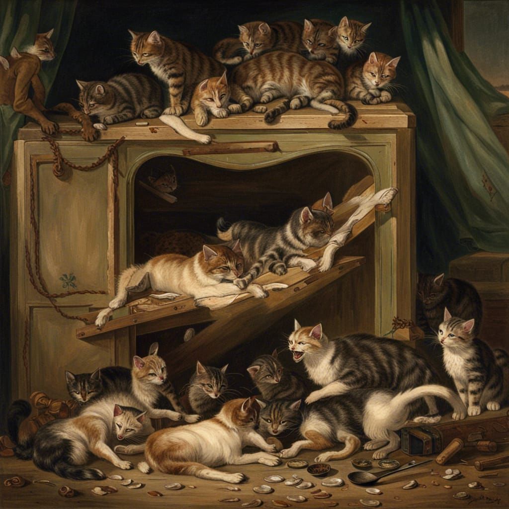 Cats take over